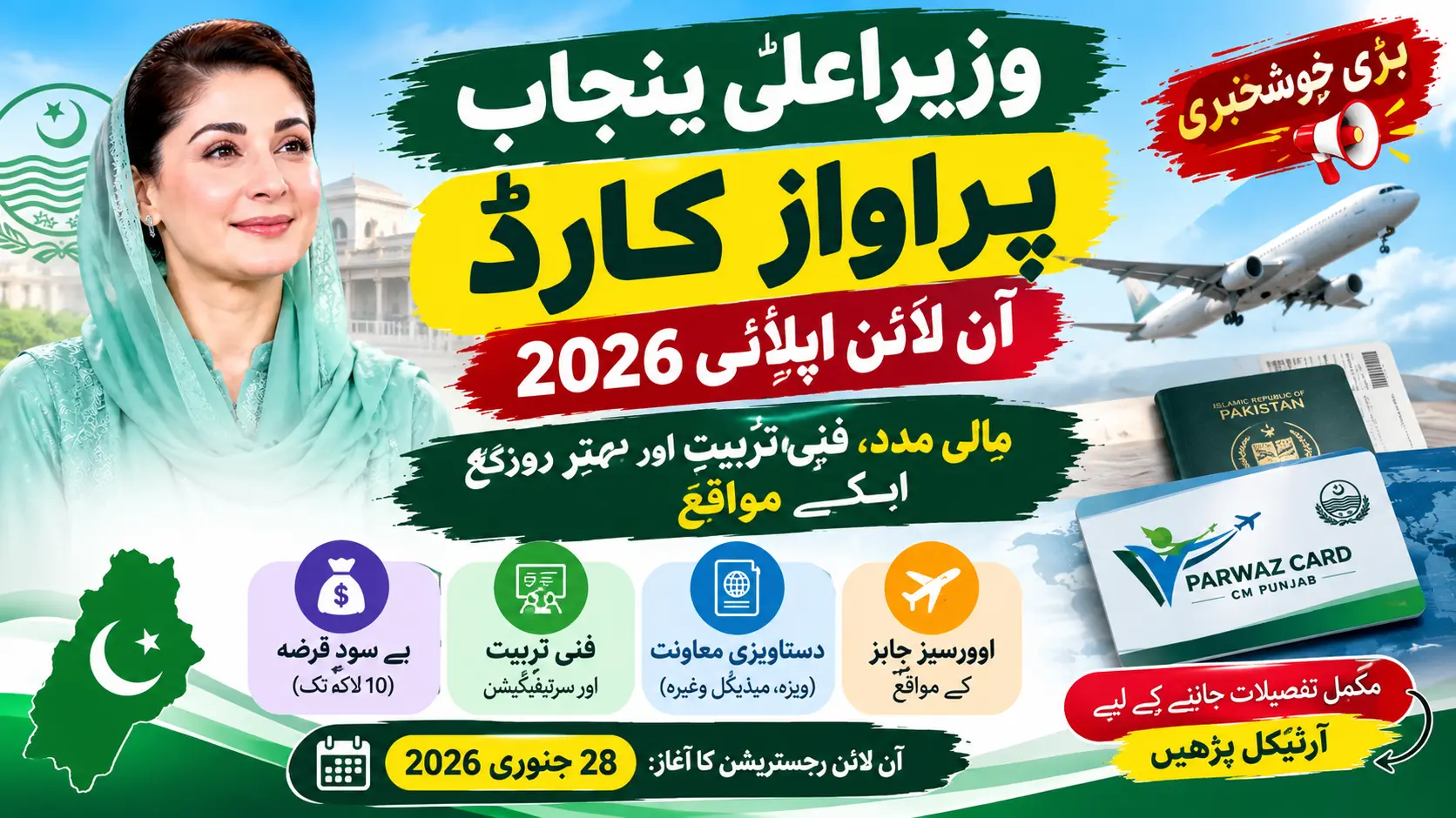 CM Punjab Parwaz Card Apply Online 2026 Check New Requirements