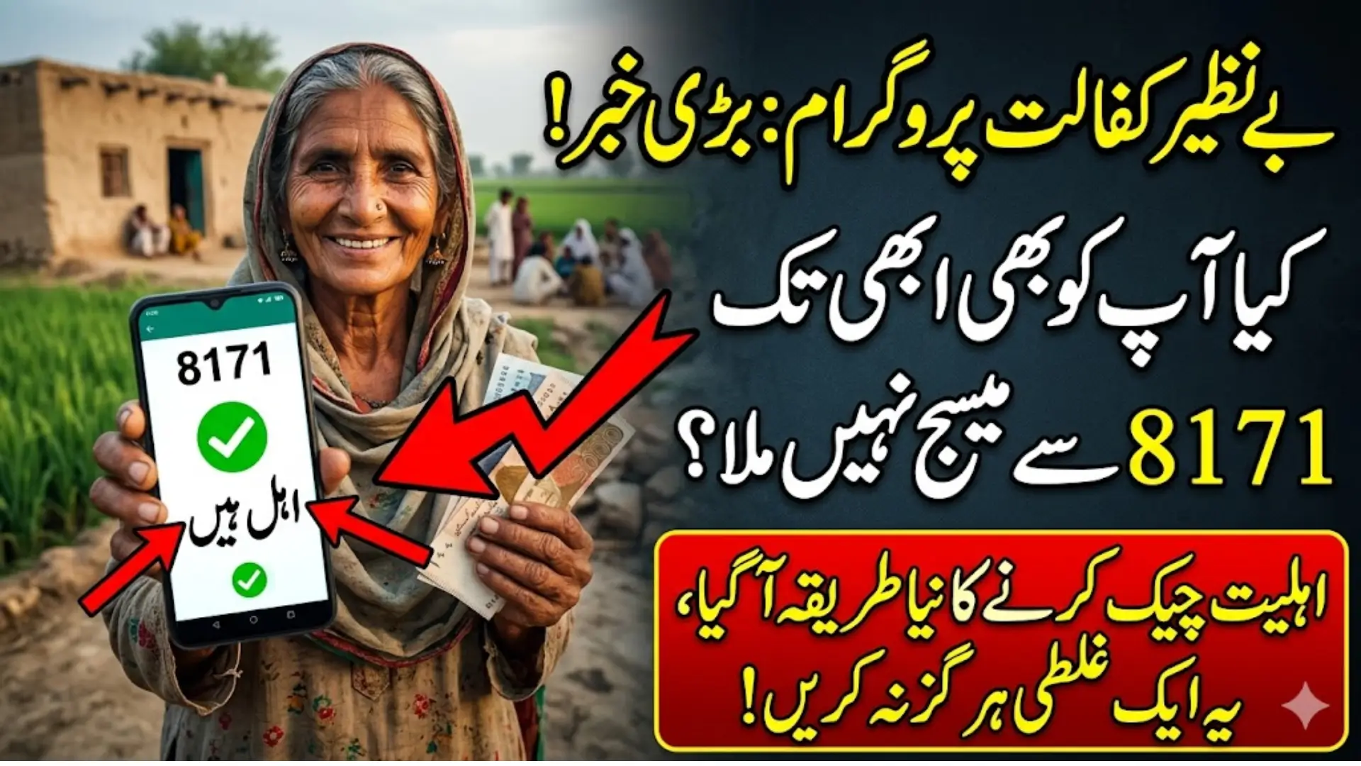 Benazir Kafalat Program 2026 Eligibility Check Via CNIC Latest Guide