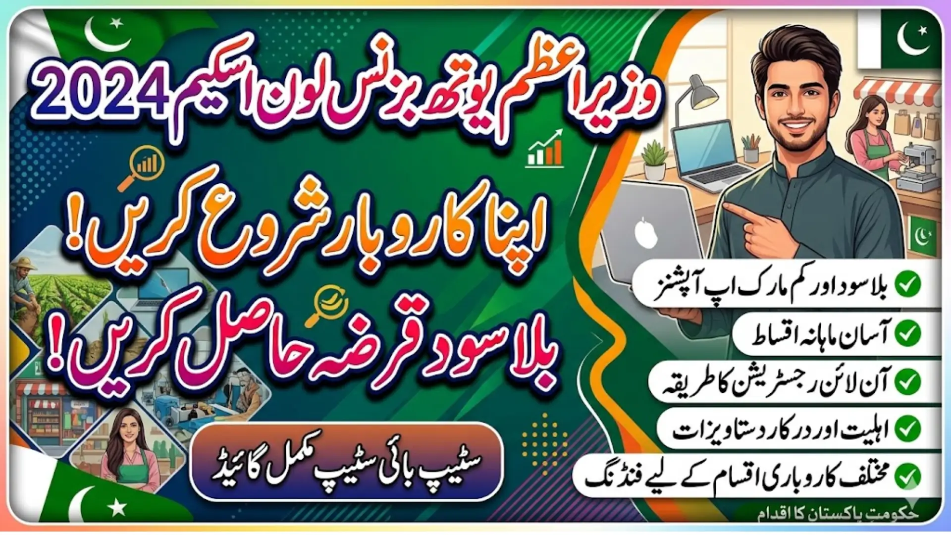 PM Youth Business Loan Scheme Step by Step Guide for Interest Free Markup Loans