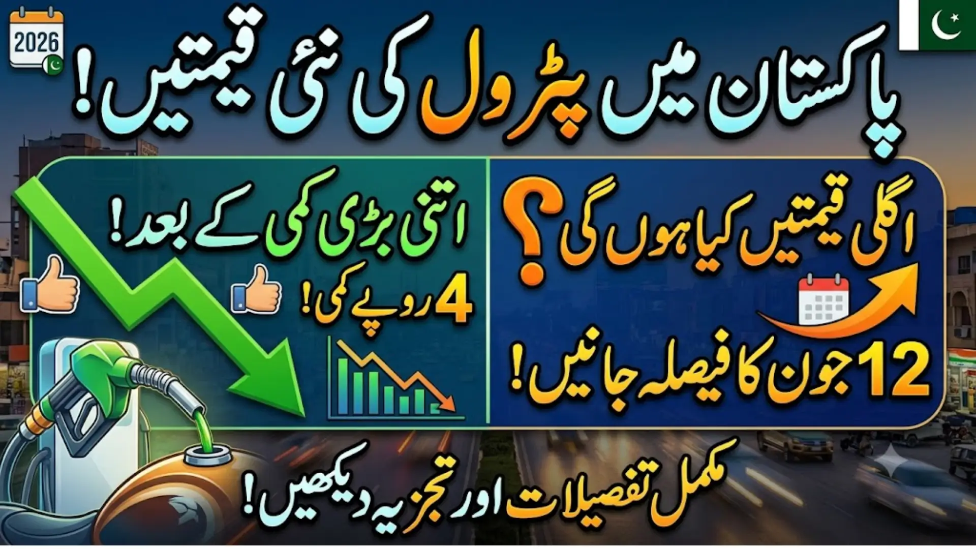 Petrol Fuel Prices In Pakistan 2026 New Latest & Upcoming Rate Full Details