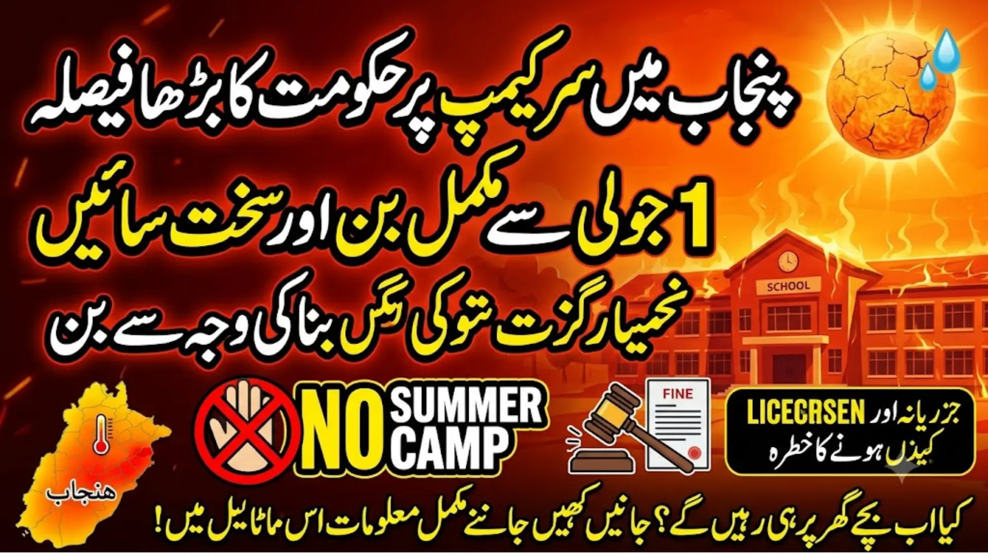 Punjab Government Bans Summer Camps in Schools During Holidays